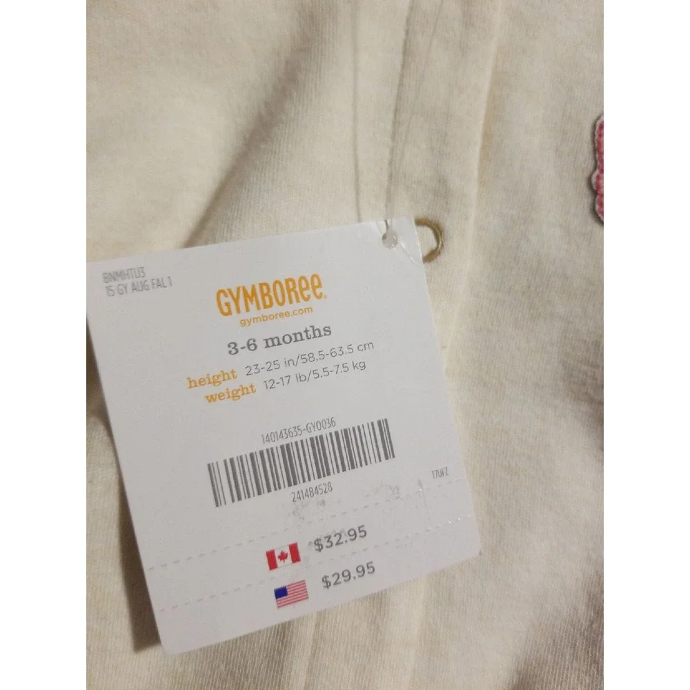 Gymboree brand new‎ baby squirrel 3 6 nwt